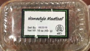 taylor farms homestyle meatloaf recall