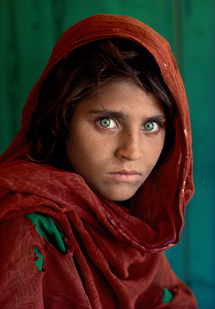“Afghan Girl,” Steve McCurry’s best-known photo, depicts an teenaged Afghan refugee from the Russian invasion living at the Nasir Bagh refugee camp in Pakistan in 1984. The young woman, who survived her experience and was able to return home, was identified almost 18 years later as Sharbat Gula. This photo and more of McCurry’s work are in a new exhibit at MTSU’s Baldwin Gallery through Oct. 20. (photo submitted)