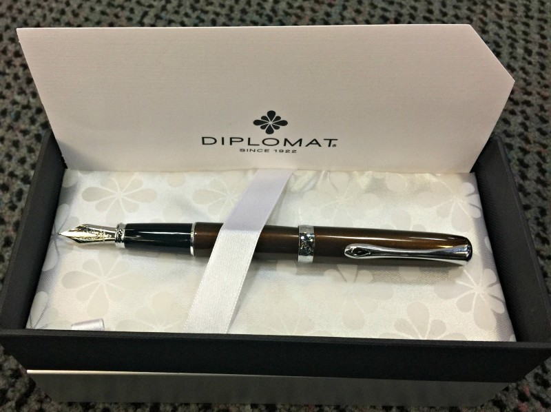 A perfect gift for the boss-or aspiring boss. From Diplomat,fountain pen, $195, at Nashville Trunk & Bag, 4009 Hillsboro Pike, Nashville, 615-385-4000