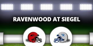 Siegel vs Ravenwood High School Football Score 08-24-18