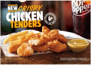 Burger King Releases New Crispy Chicken Tenders