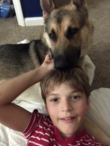 missing dog kid two