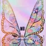 taylor swift and butterfly mural