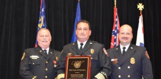 Murfreesboro Fire Rescue Chief Mark Foulks was named the 2018-2019 “Fire Chief of the Year”