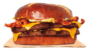 New Pretzel Bacon King Sandwich at Burger King