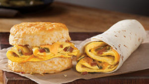 Hardee's New Southwest Omelet Biscuit and more