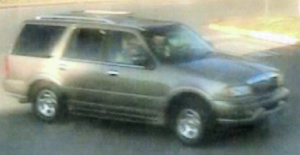 Vehicle in which men were seen leaving on Oct. 16