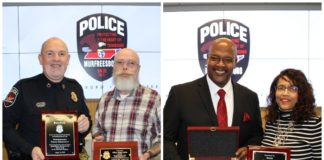 Two Veteran Murfreesboro Police Department Officers Retire