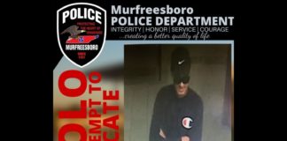 Man Robs First National Bank in Murfreesboro