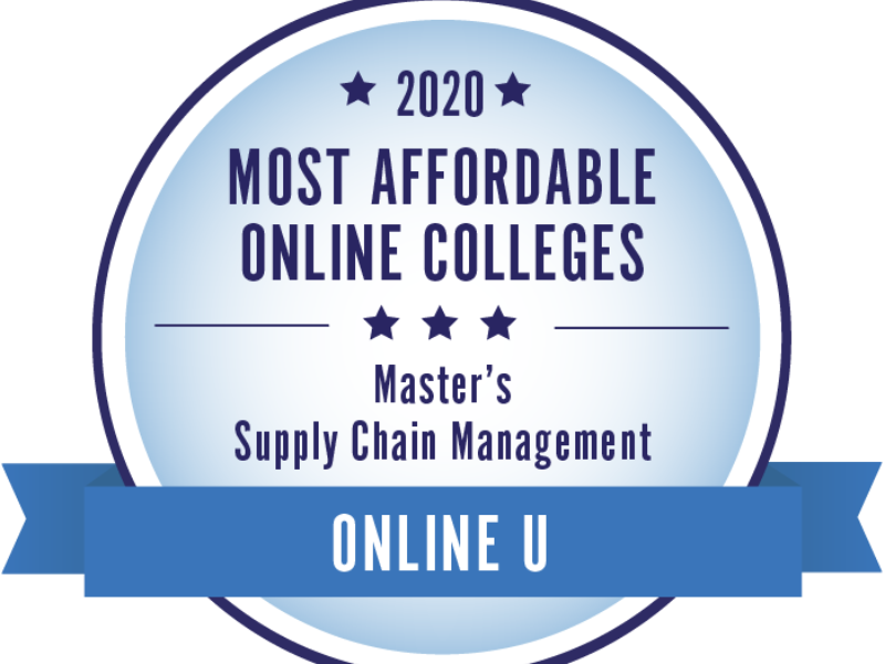 OnlineU Master's Supply Chain 2020 badge