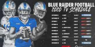 Blue Raiders announce football TV schedule