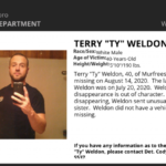 BOLO MISSING PERSON Terry Ty Weldon