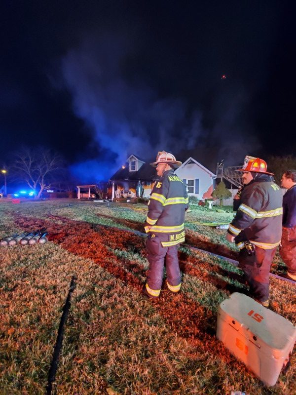 Late Night Fire Displaces Six on Valley Bend Road