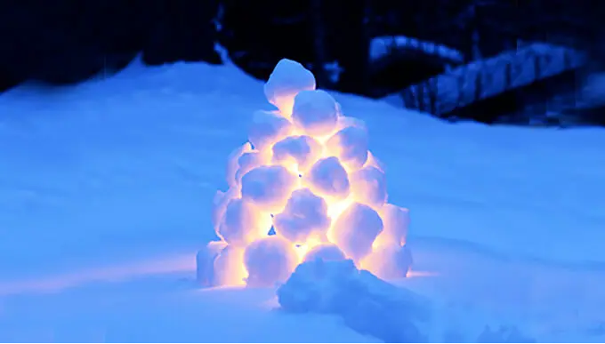 swedish snowball lantern from The Artful Parent