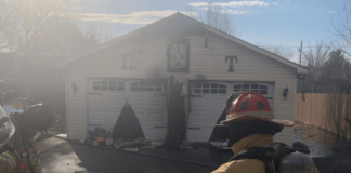 Firefighters Quickly Knock Down Detached Garage Fire