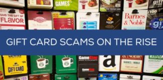 gift card scams on the rise