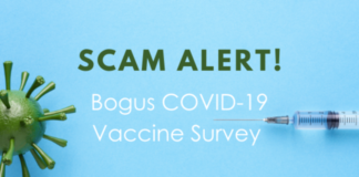 covid-19 vaccine survey scam alert
