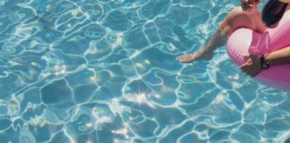 stock image of pool
