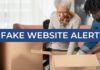 fake website alert