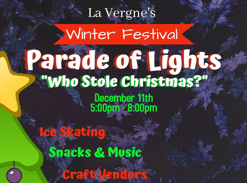la vergne winter festival and parade of lights
