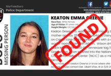 KEATON GREENE MISSING found