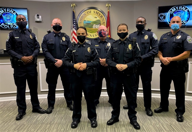 Smyrna Police Department Celebrates Five New Officers Rutherford Source