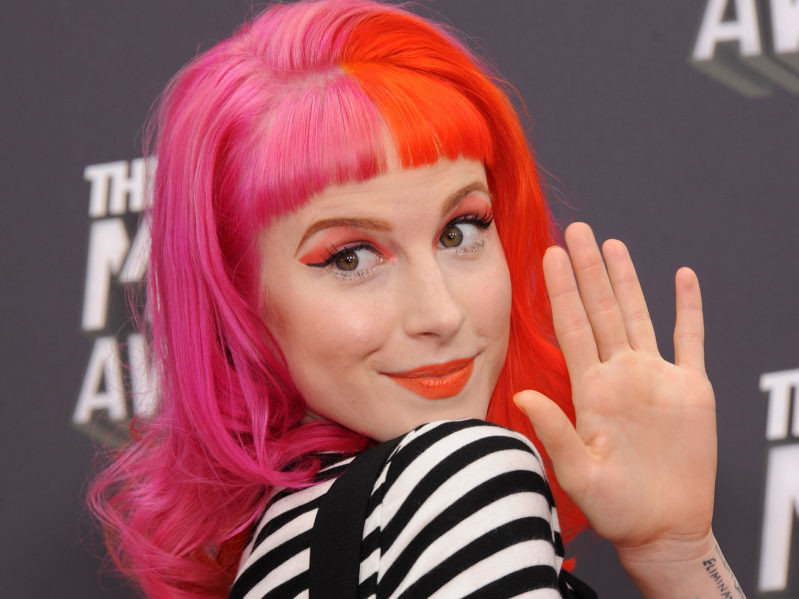 Hayley Williams Blue Hair Icons - wide 7