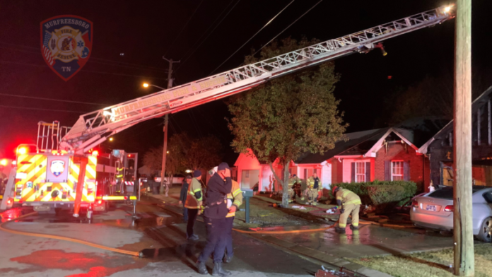 The Murfreesboro Fire Rescue Department is investigating the cause of a house fire which displaced a Murfreesboro family on Monday, Oct. 17. Two adults and two dogs got out of the burning home safely.