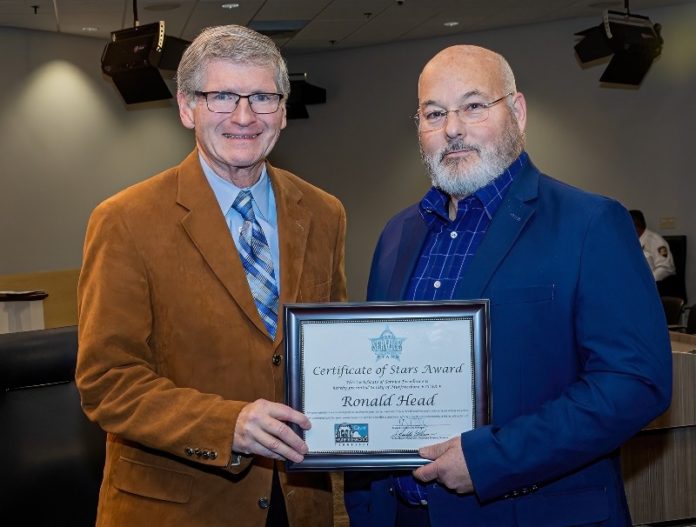 I.T. Systems Coordinator Ronald Head Recognized With STARS Award for Saving a Co-Worker's Life