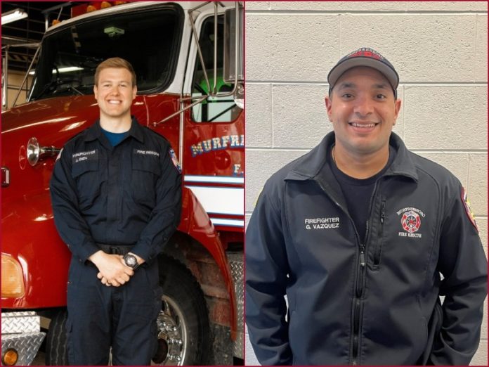 Murfreesboro Firefighter of the Month for January and February