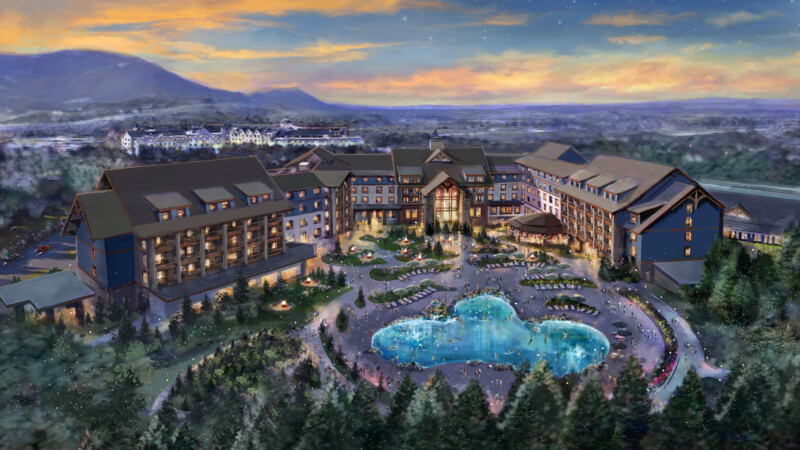 A rendering of HeartSong Lodge & Resort, Dollywood's newest resort scheduled to open in fall 2023. Photo courtesy of Dollywood Company