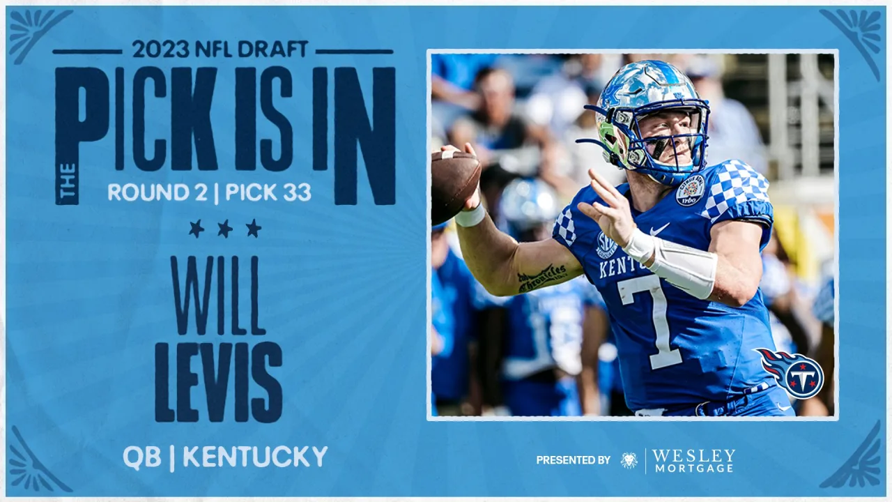 Round 2 - Pick 2: Will Levis, QB, Kentucky (Tennessee Titans) : r/nfl