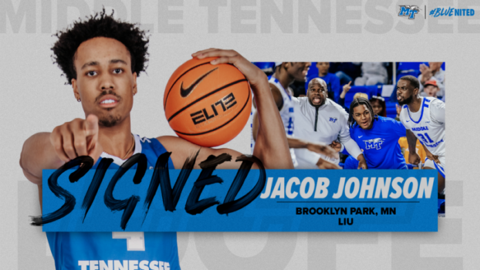 Jacob Johnson signs with Blue Raider basketball