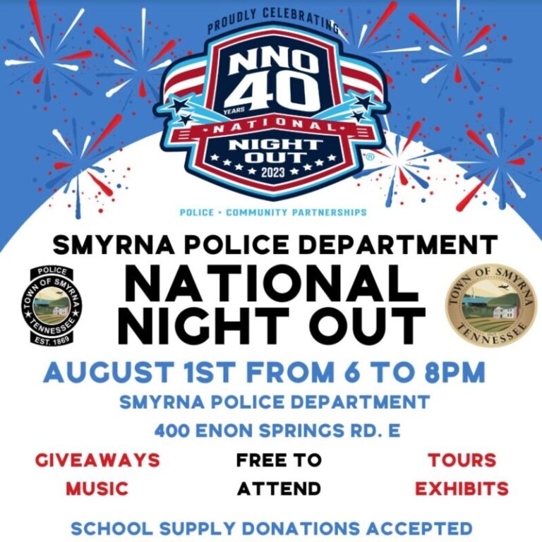 Join Smyrna PD for National Night Out Rutherford Source