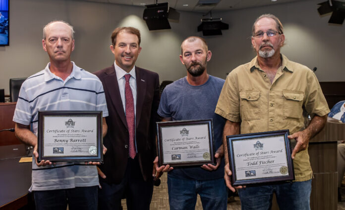 Murfreesboro Parks & Rec Employees Recognized for Rescue Assistance at Barfield Park