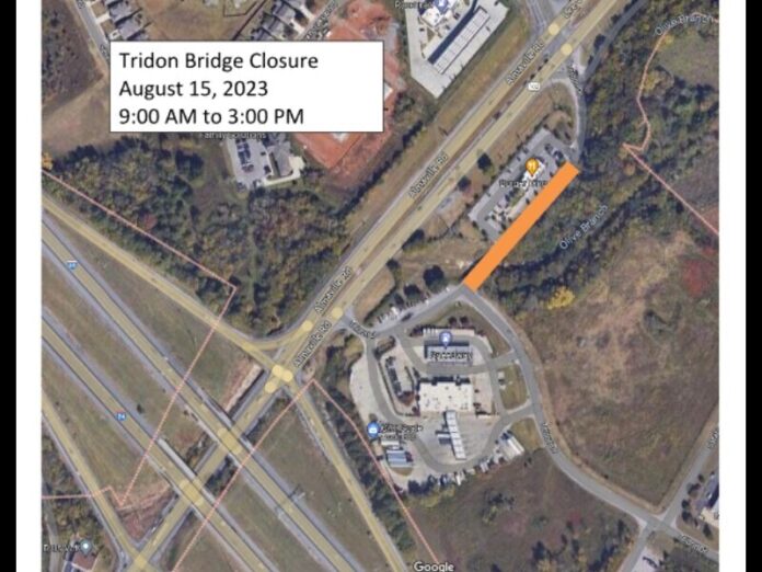 Tridon Drive Bridge Closure