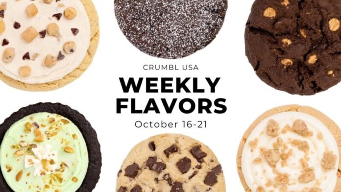Crumbl Cookies Weekly Menu Through October 21, 2023