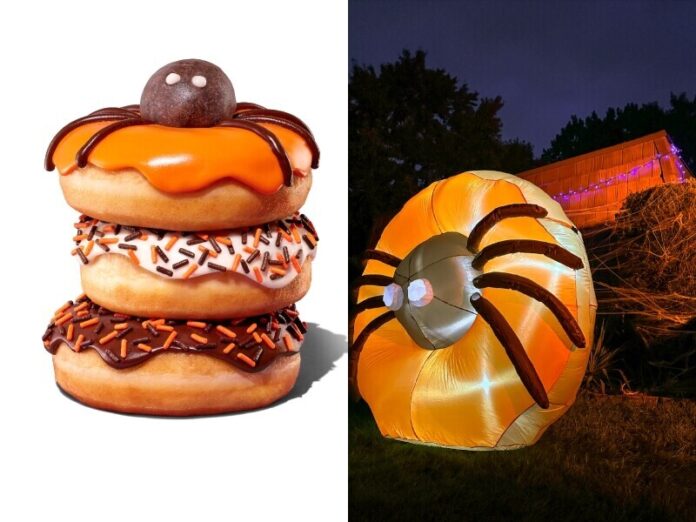 dunkin halloween donut inflatable