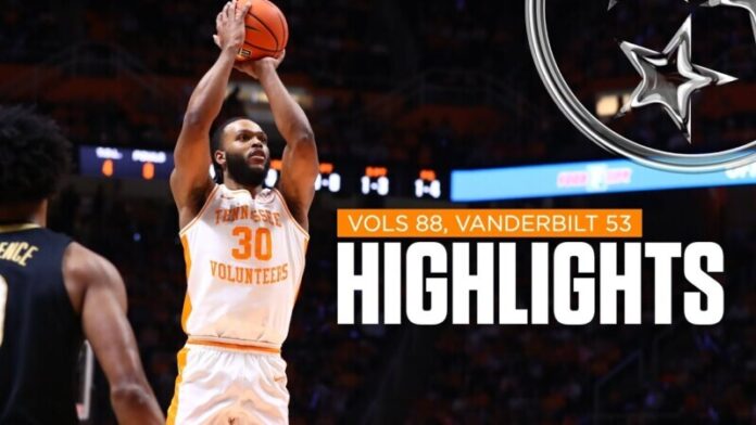 #8/9 Vols Log Dominant 88-53 Win over Vanderbilt