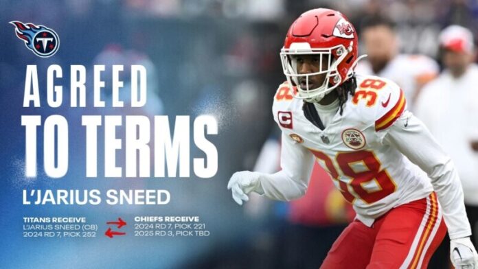 Titans Acquire Chiefs Cornerback L'Jarius Sneed Via Trade - Rutherford ...