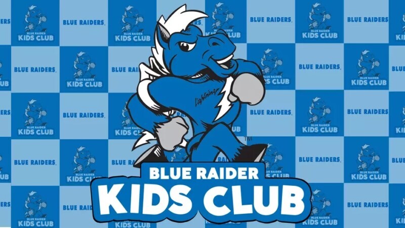 Sign up for the Blue Raider Kids Club today