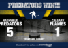 Predators Cruise Past Flames With Dominant 5-1 Victory Calgary Flames vs. Nashville Predators