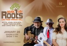 Harken Hall Welcomes Back Music City Roots