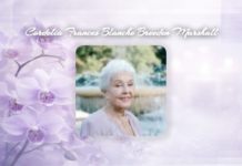 OBITUARY: Cordelia Frances Blanche Breeden Marshall