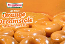 Krispy Kreme’s Orange Dreamsicle Doughnuts Are Back Available only May 14-17, get an Orange Dreamsicle Original Glazed® Dozen for just $5 with the purchase of any dozen at regular price