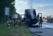 Semi-Truck Fire Temporarily Shuts Down Lanes On I-24 East In Murfreesboro