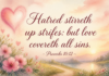 Daily Devotional: The Power of Love Over Hatred Devotional image for Proverbs 10:12