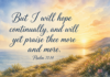Daily Devotional: Embracing Hope in Every Moment Devotional image for Psalm 71:14
